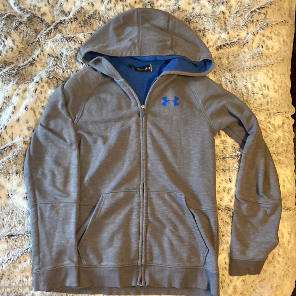 Under Armour boys zip up jacket size youth LG